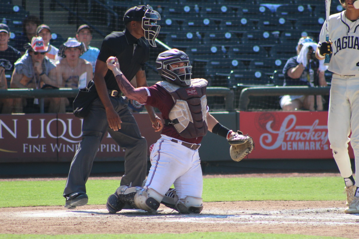 Pearland Flower Mound 6A UIL state championship Texas baseball playoffs 061023 Andrew McCulloch 112